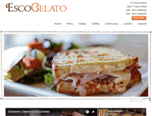 Tablet Screenshot of escogelato.com